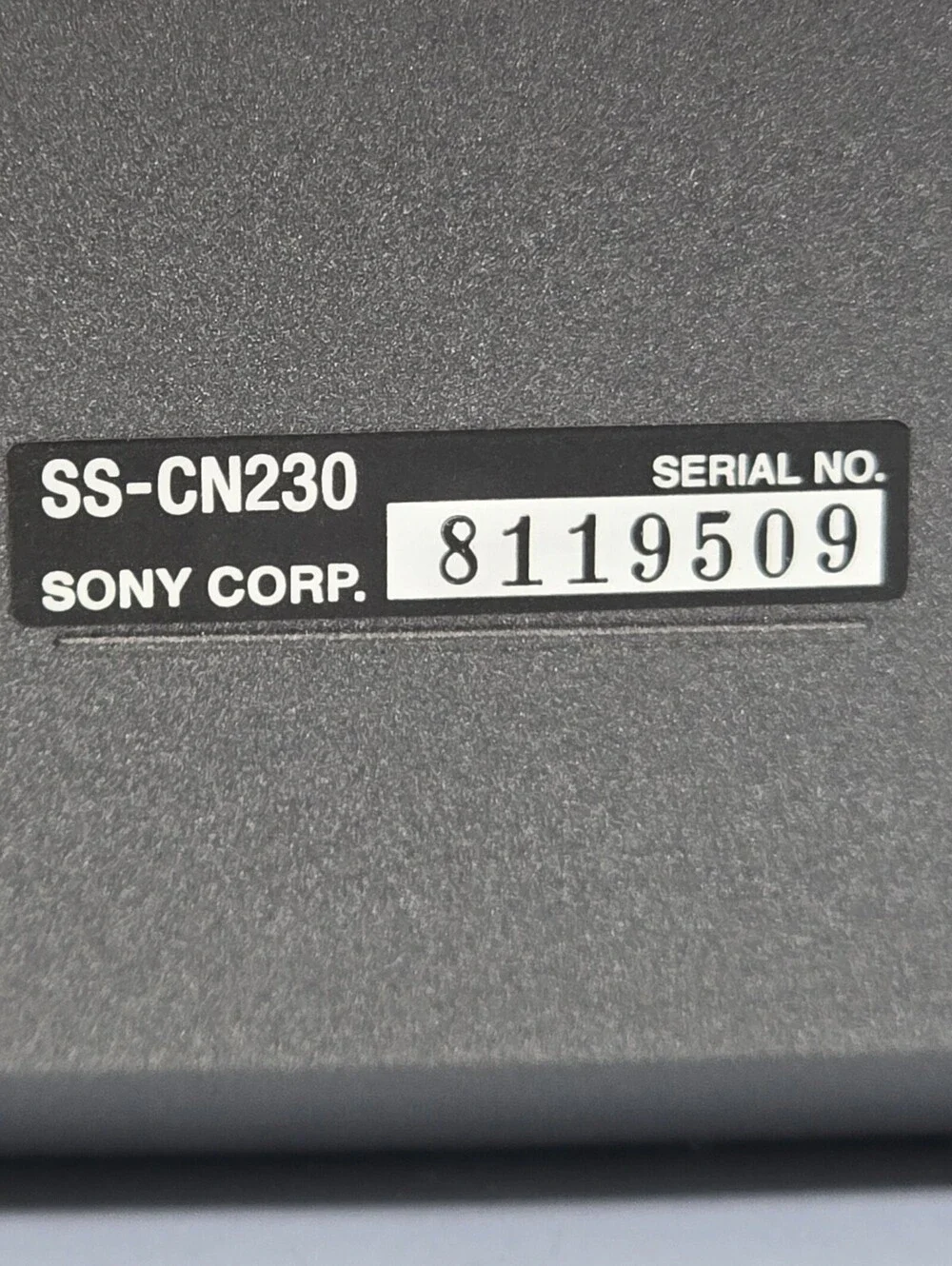 Sony Sorround S-V230 Bookshelf Speakers Pair + SS-CN230 Center Channel Speaker